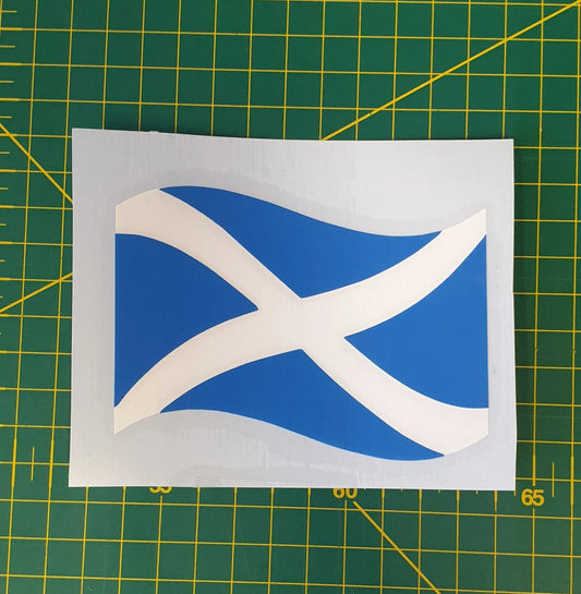 Saltire flag decal