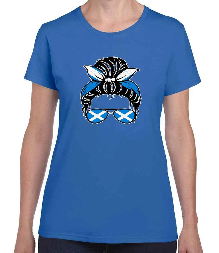 Just a girl... Messy bun T-shirt