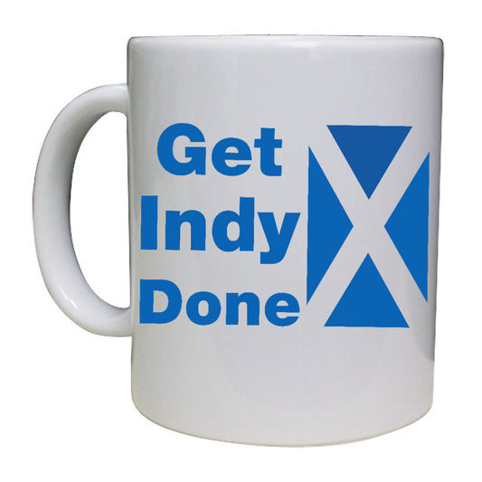 Get Indy Done Saltire Mugs
