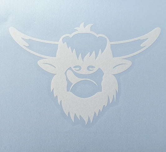 Highland 'Coo' Decal