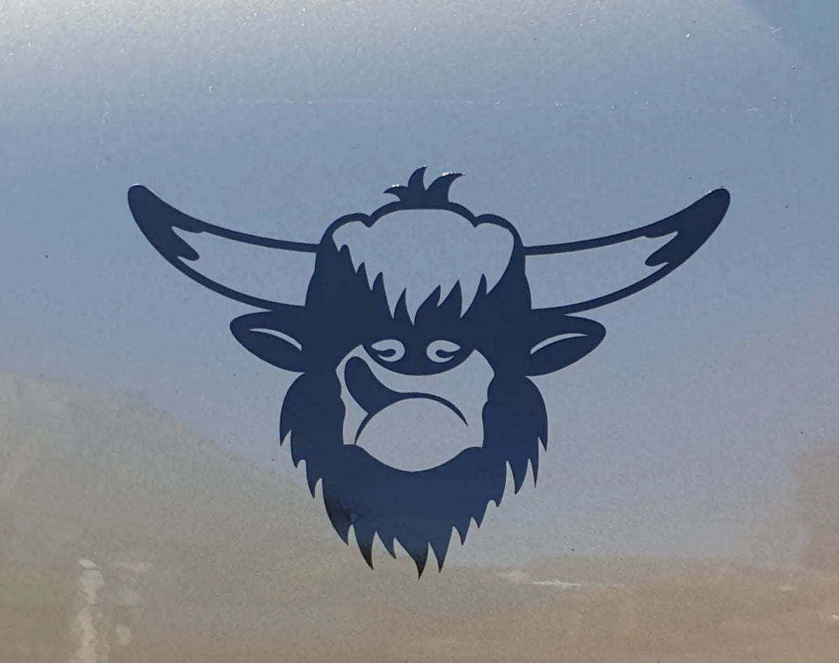 Highland 'Coo' Decal