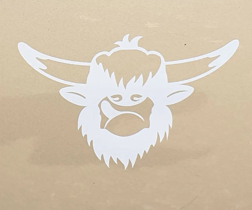 Highland 'Coo' Decal