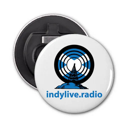 IndyLive Radio 59mm Magnetic Bottle Openers