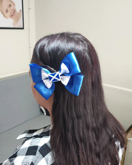 Saltire Hair Bow