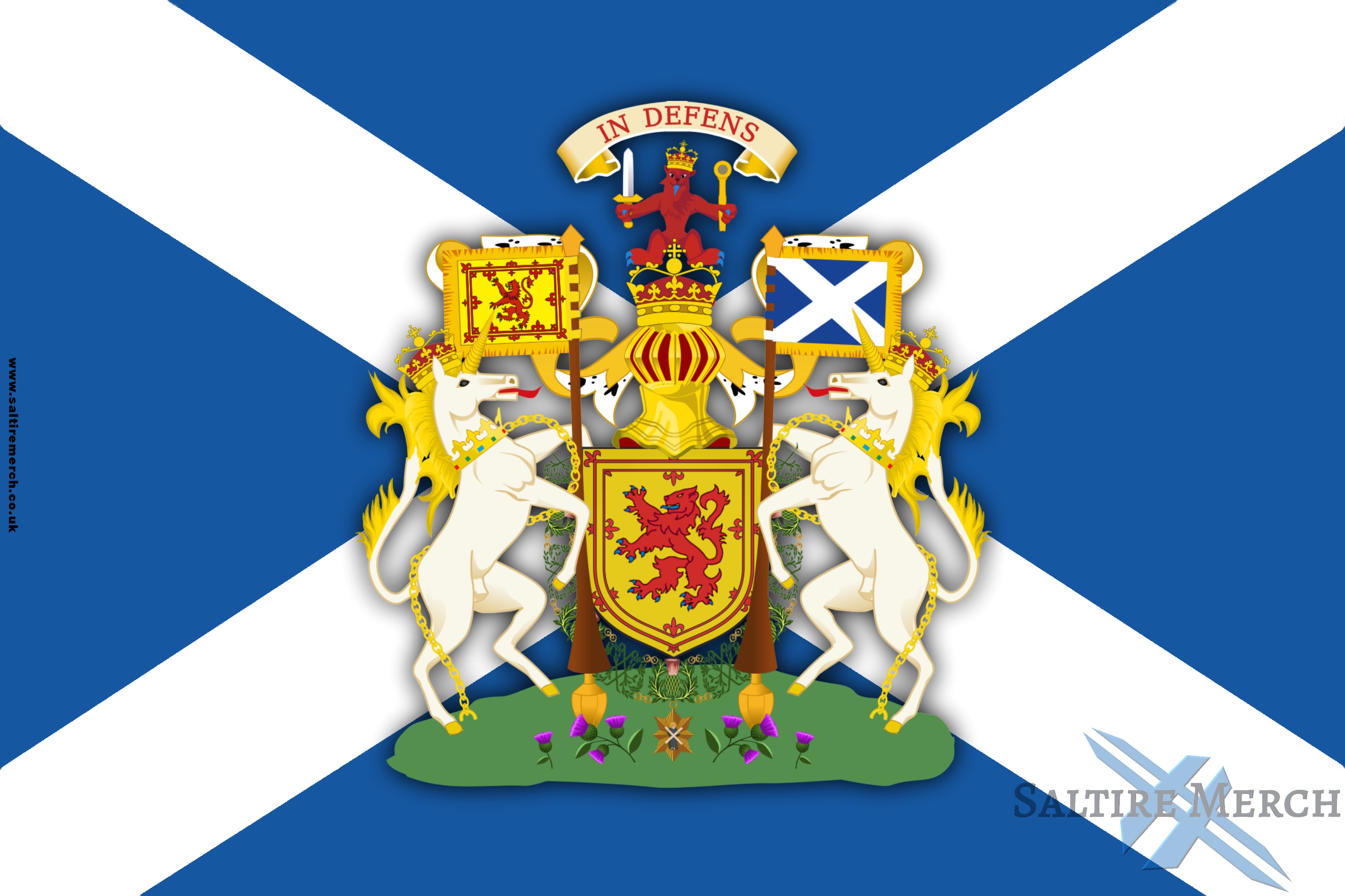 Wappen der Saltire-Flaggen – Saltire Merch