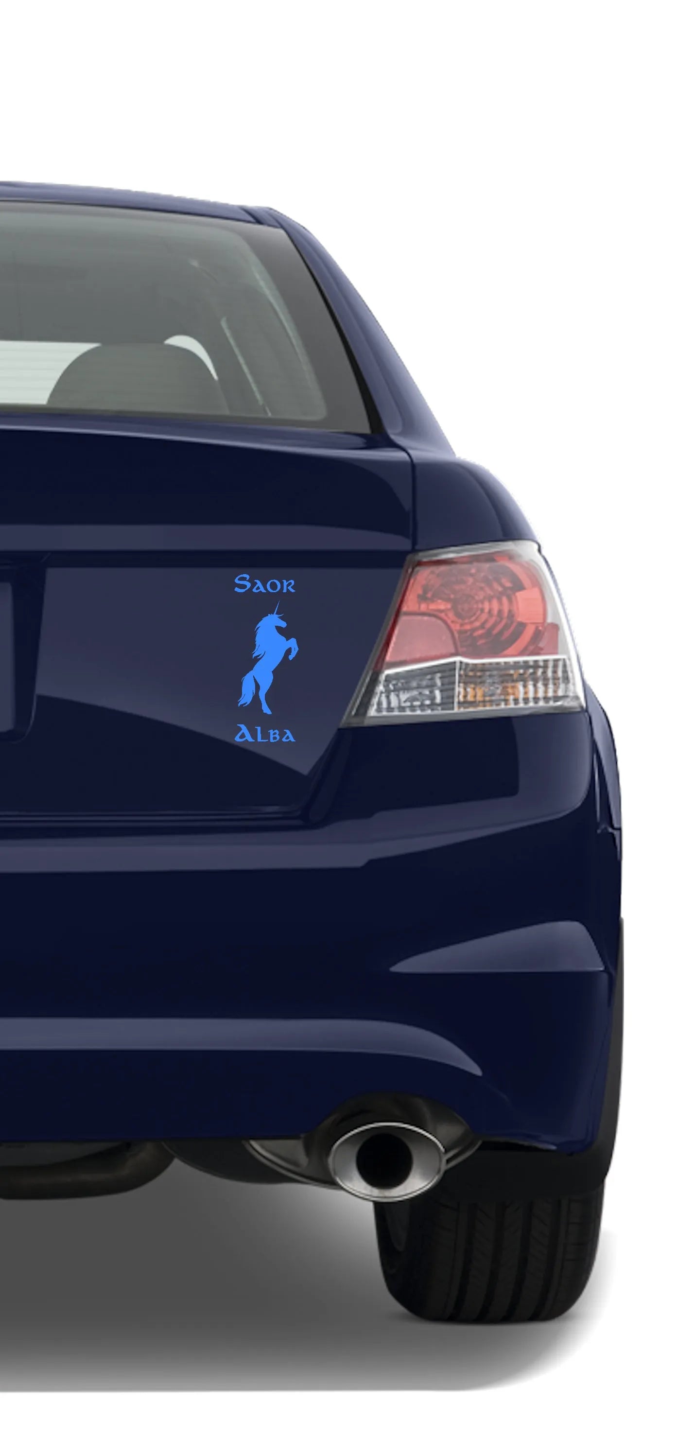 Saor Alba Unicorn Decal