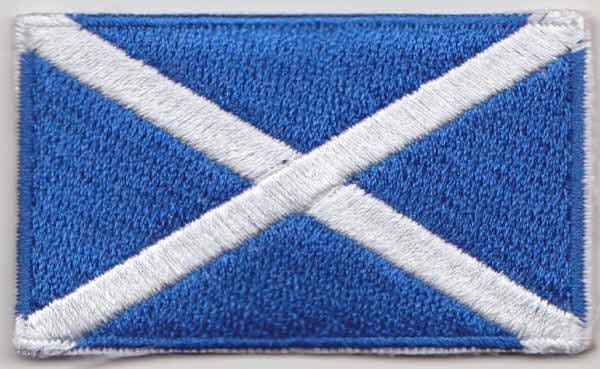 Embroidered Saltire Patch