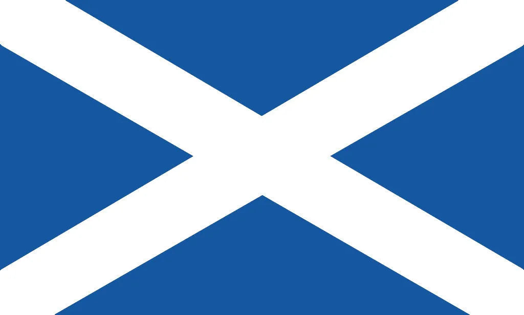 Saltire Driving licence cover sticker 4 pack