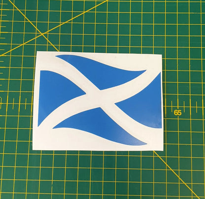 Decal bratach Saltire