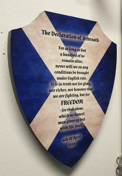 The Declaration of Arbroath wall plaque