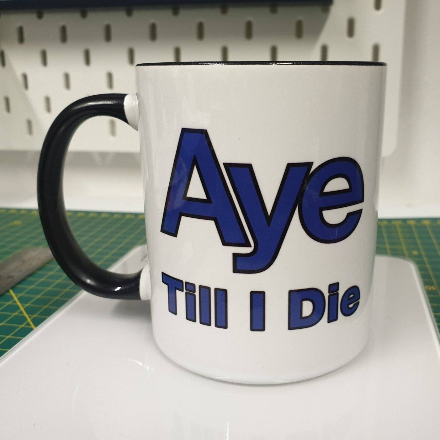 Scottish Independence mug, Aye till i die