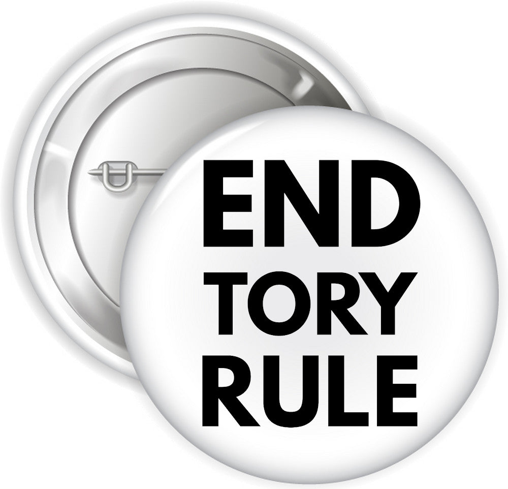 Abzeichen für die End-Tory-Regel