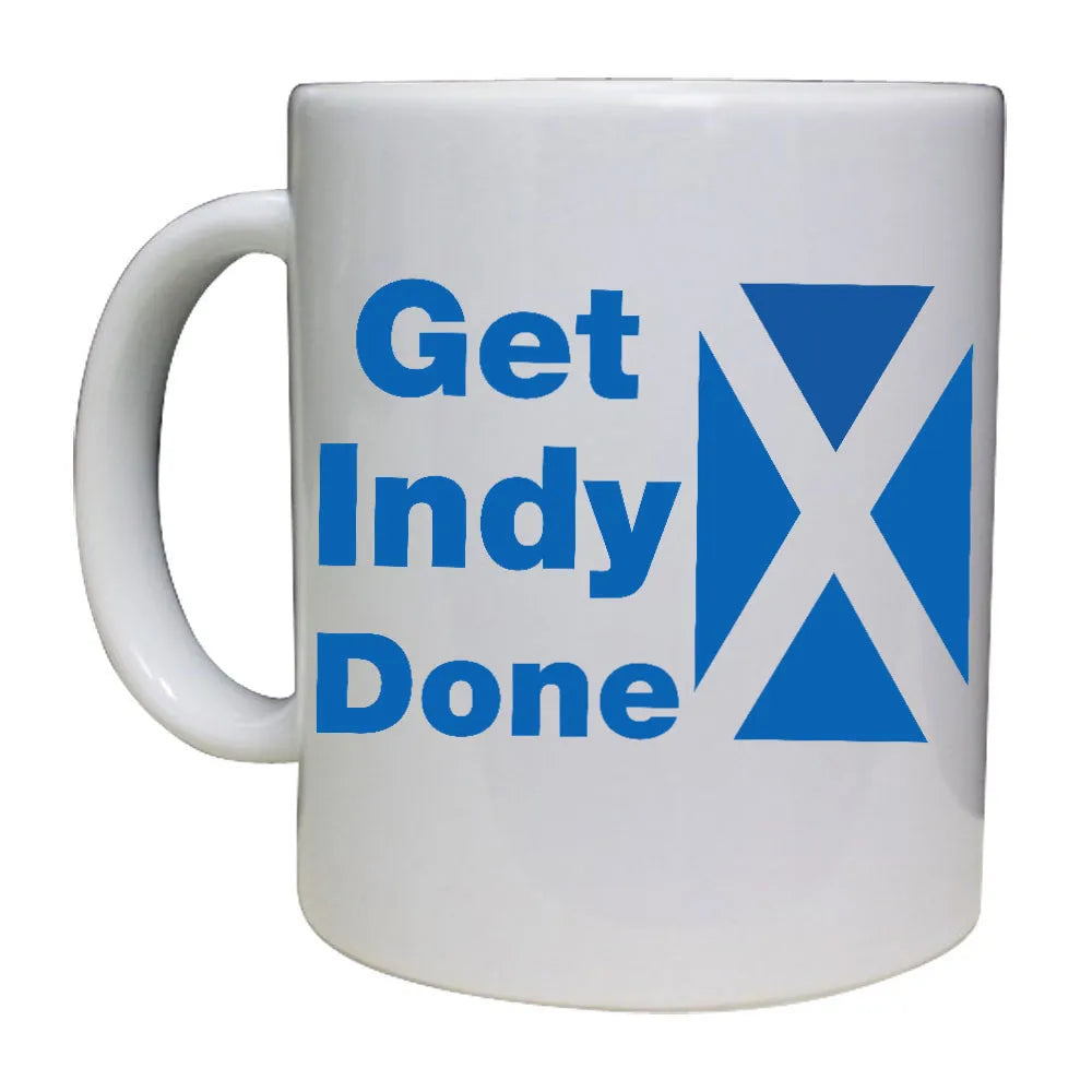 Faigh Indy Done Saltire Mugs