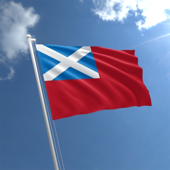 Schottische Flagge der Roten Flagge