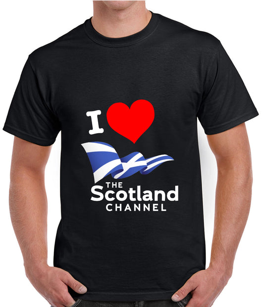 I love the Scotland Channel black T-shirts.