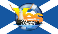 Buckie Saltire flag