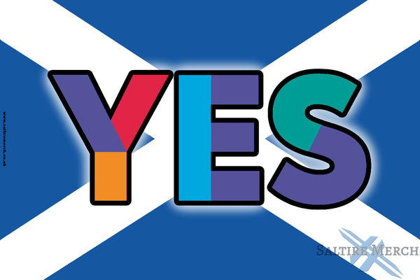 Yes new logo Saltire Flags