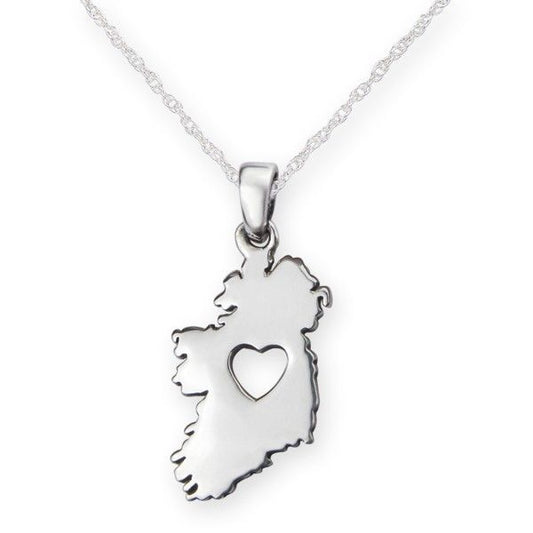 The Heart of Ireland Silver Pendant
