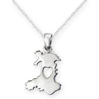 The Heart of Wales Silver Pendant