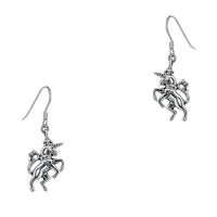 Unicorn Silver Drop Earrings