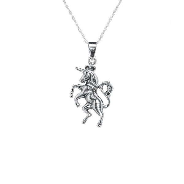 Unicorn Silver Pendant